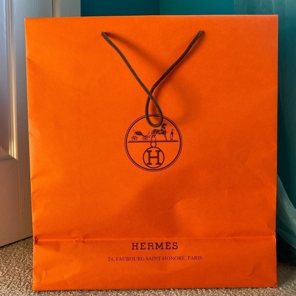 Hermes Authentic Large Shopping Gift Bag Large - Picture 12 of 16
